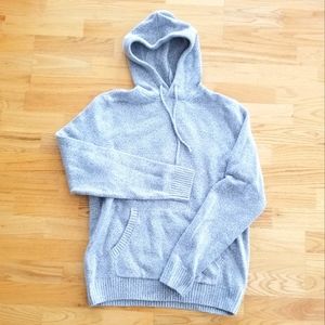 Men's Grey Soft Hoodie Sweater - L